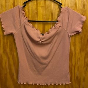 off the shoulder crop top